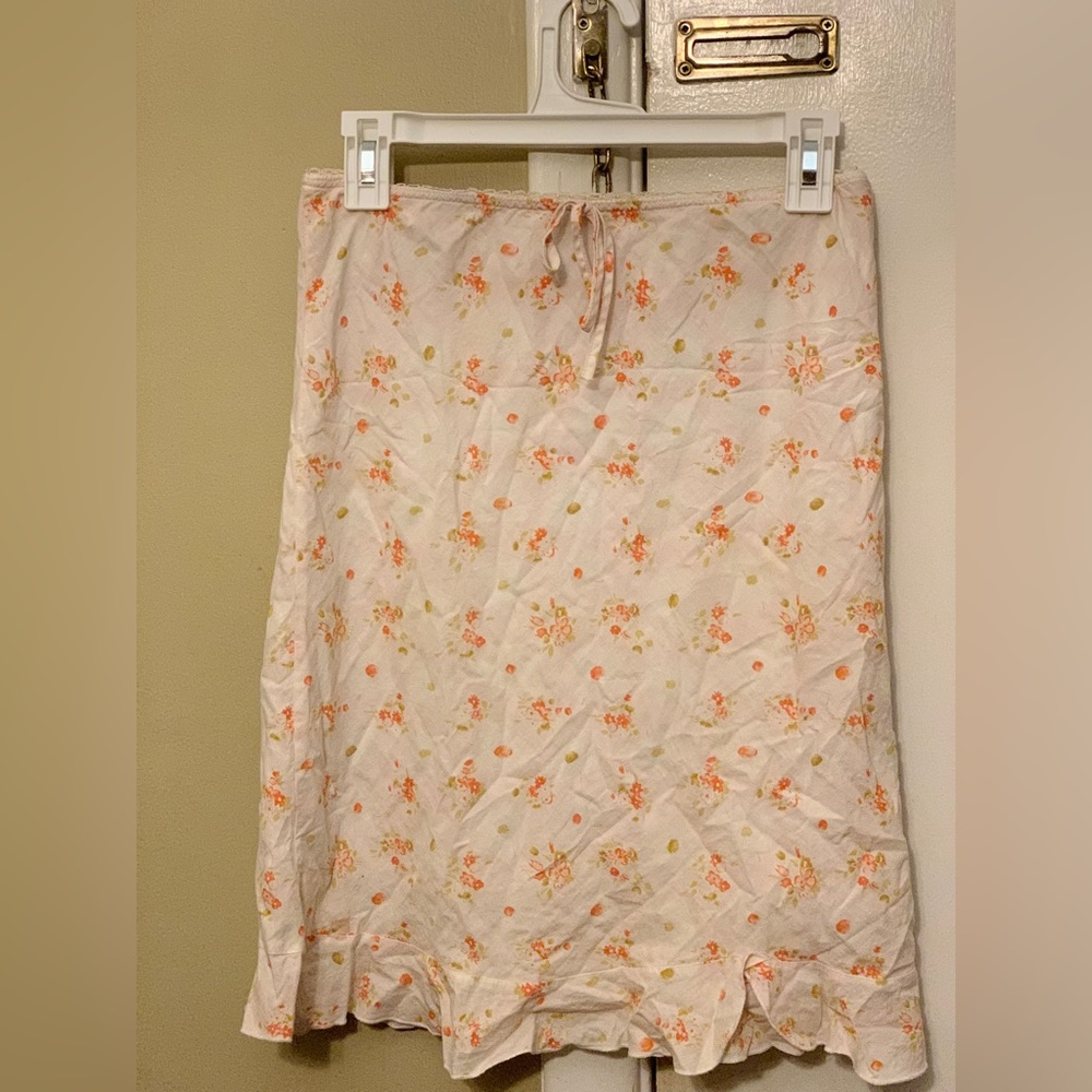 Dainty Floral Slip Skirt